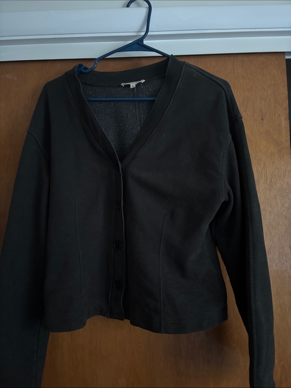 Madewell Black Button-Front Blazer Jacket
